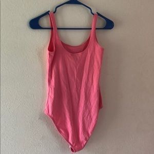 Miss selfridge pink leotard